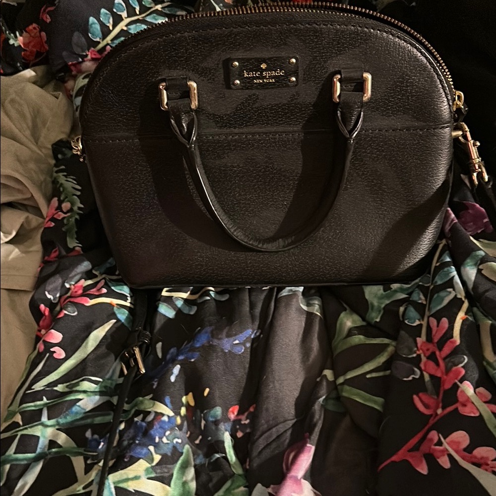 Kate Spade Black Leather Handbag